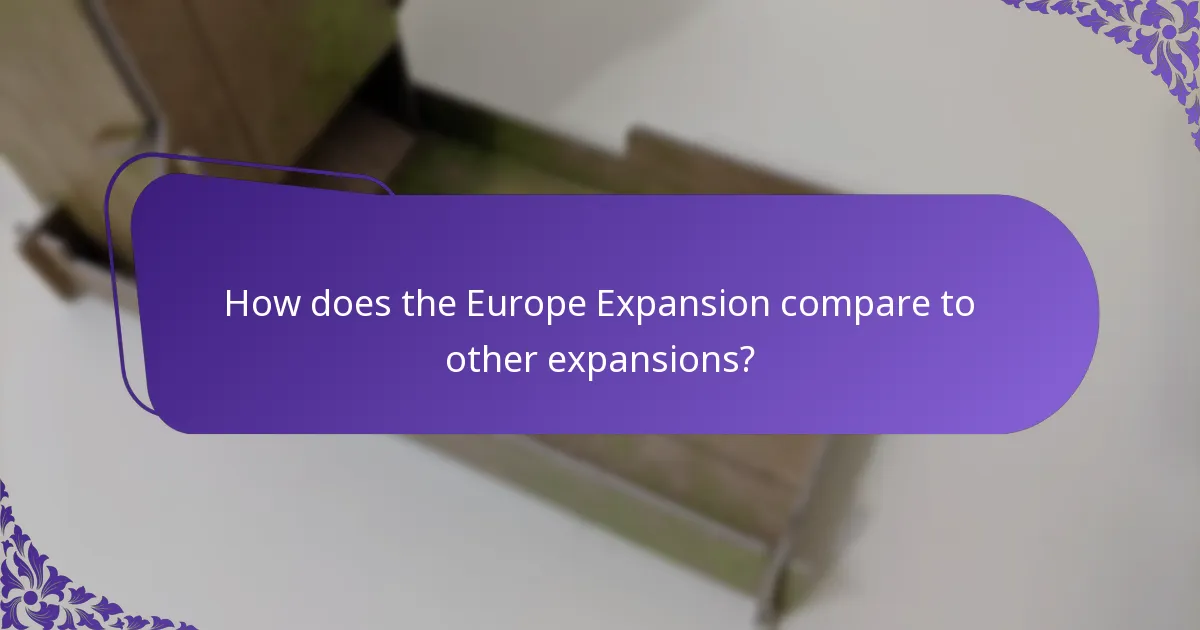 What unique cards are introduced in the Europe Expansion?