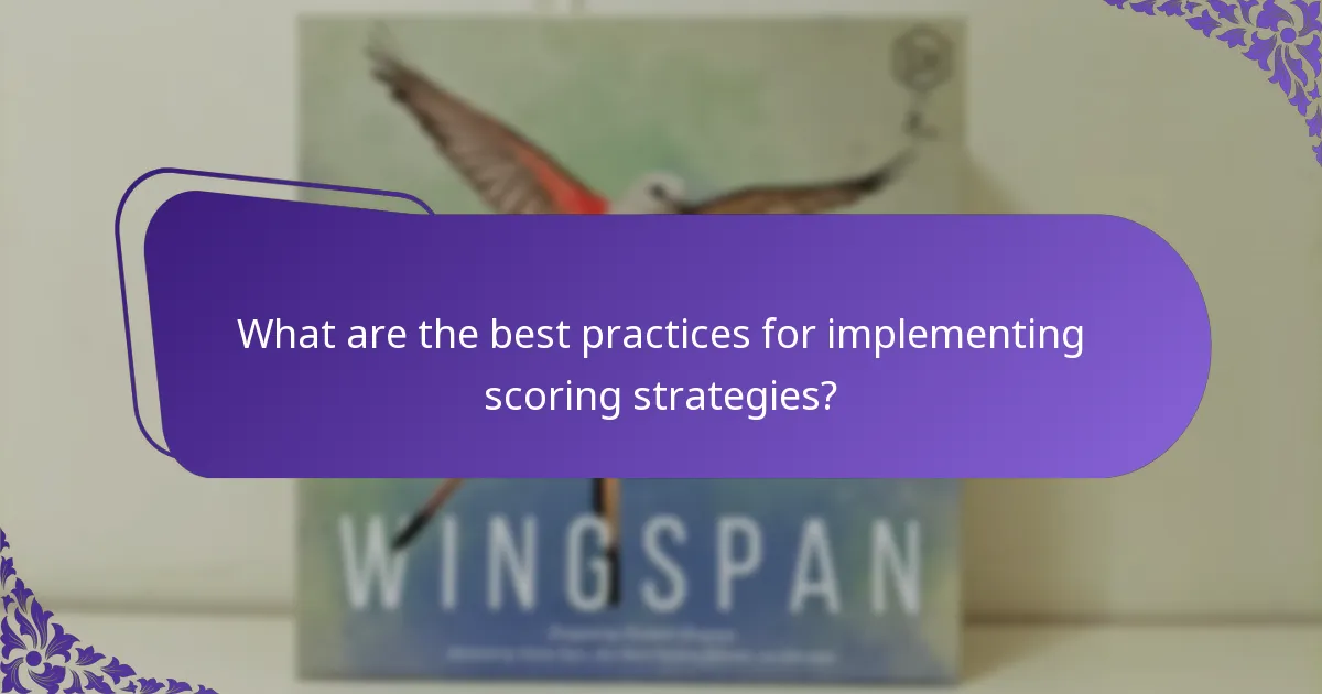 How do scoring strategies differ across contexts?