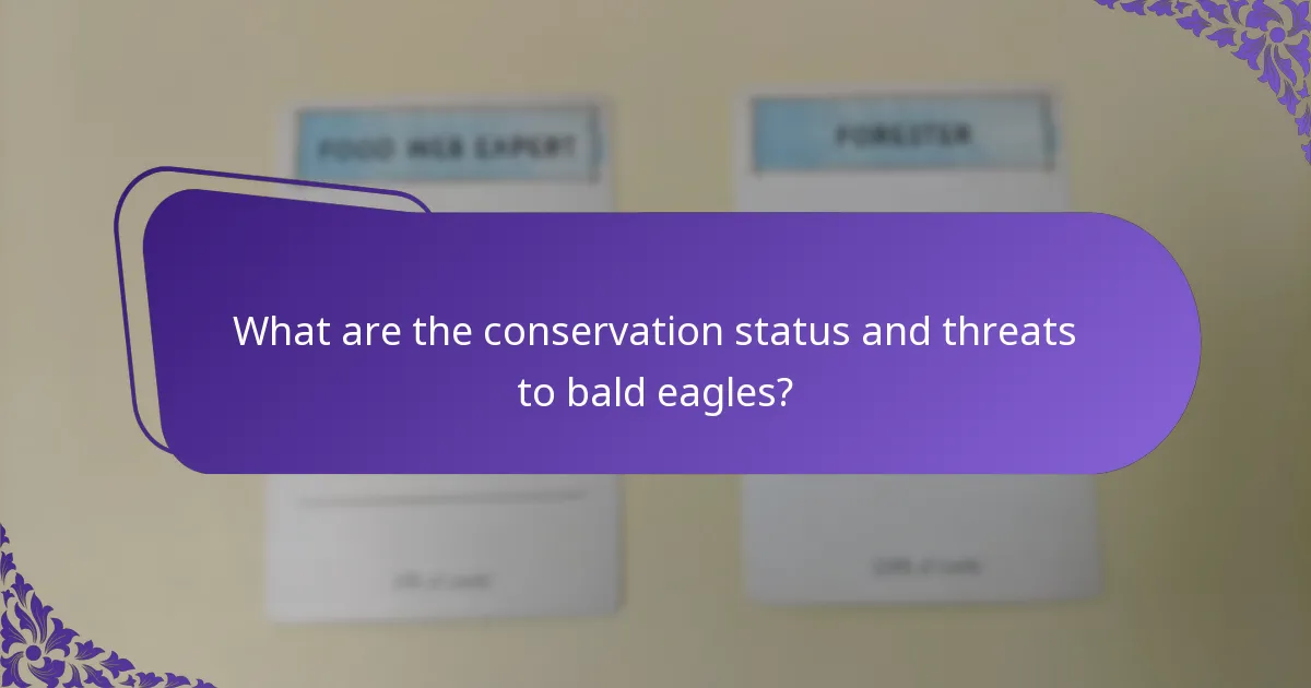 What is the diet of the bald eagle?