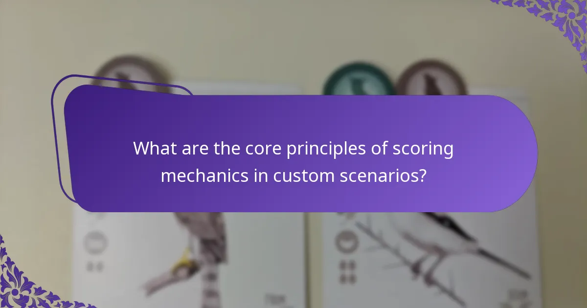 How do different games compare in their scoring mechanics?