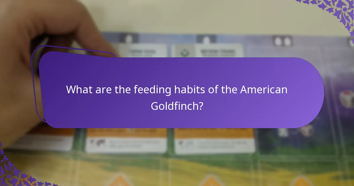 What does the song of the American Goldfinch sound like?