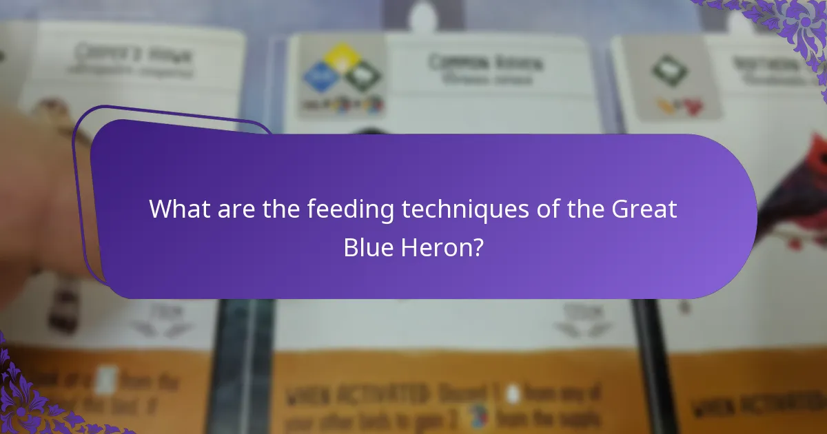 How does the Great Blue Heron compare to other heron species?