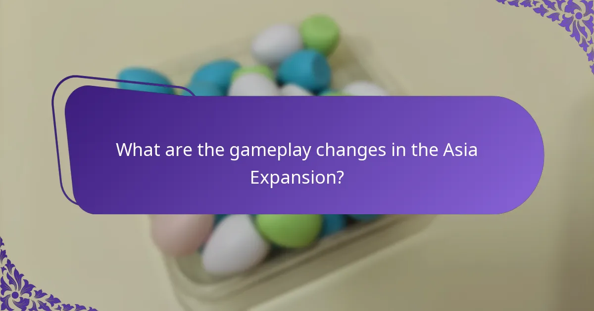 What unique cards are introduced in the Asia Expansion?