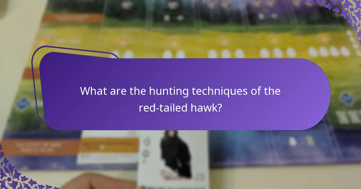 What are the differences in hunting techniques among hawk species?
