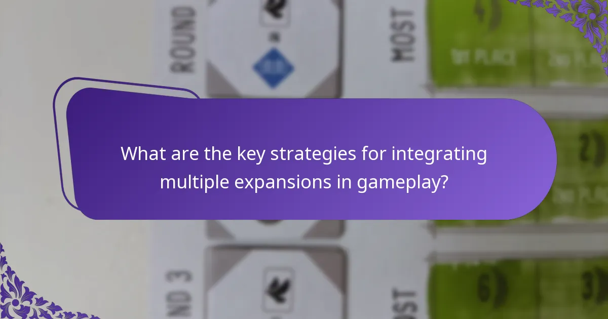 What are the common pitfalls in integrating multiple expansions?