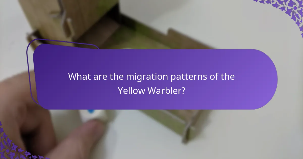 What does the song of the Yellow Warbler sound like?