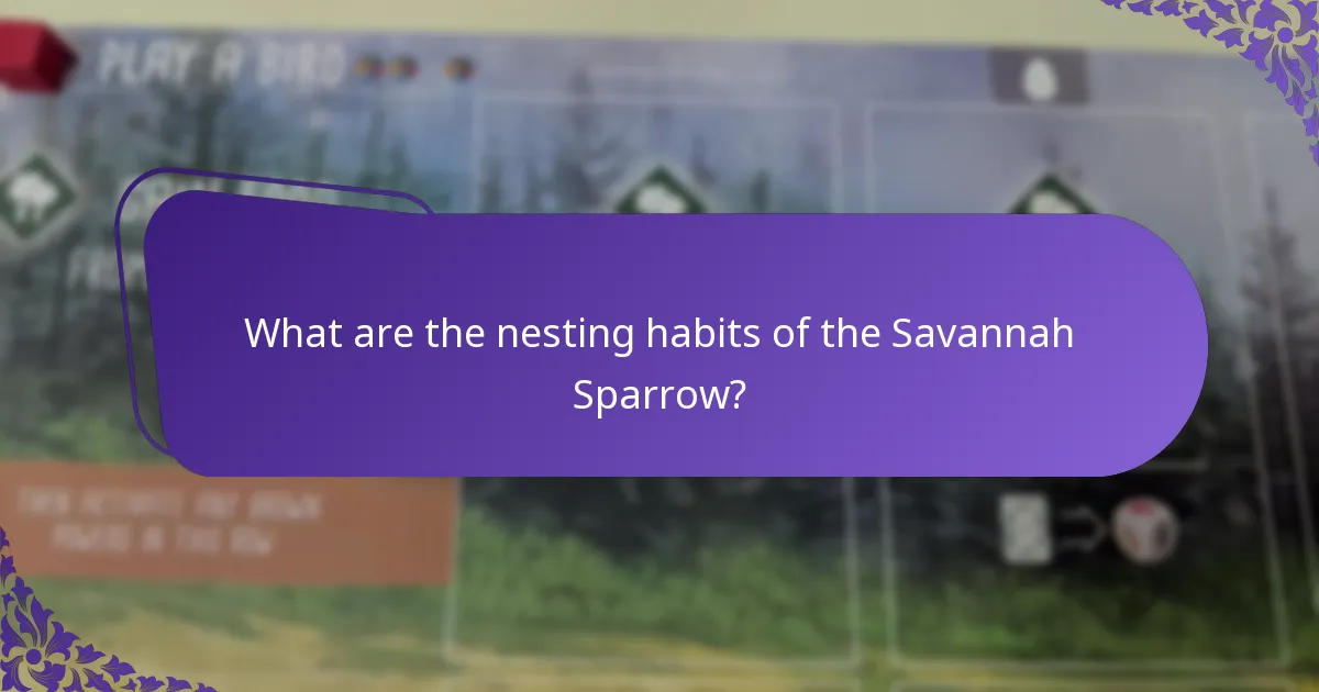 What does the song of the Savannah Sparrow sound like?