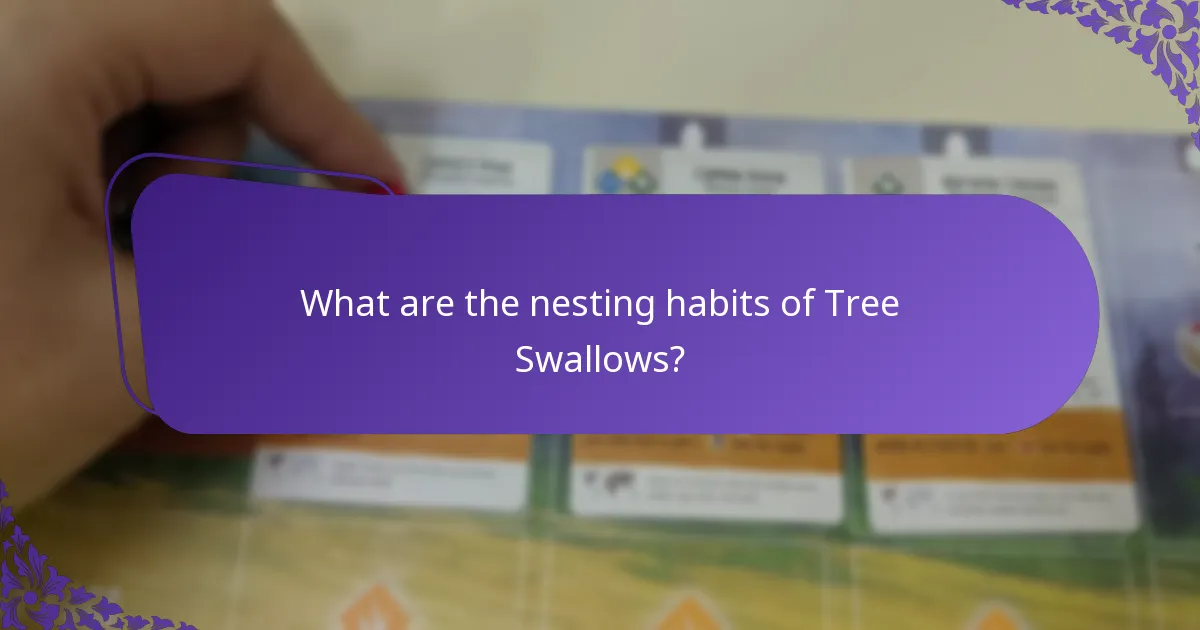What is the diet of Tree Swallows?