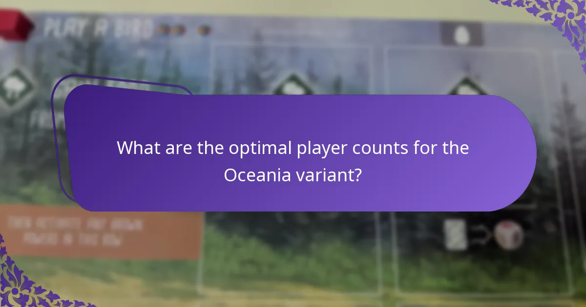 What strategies are effective in the Oceania variant?