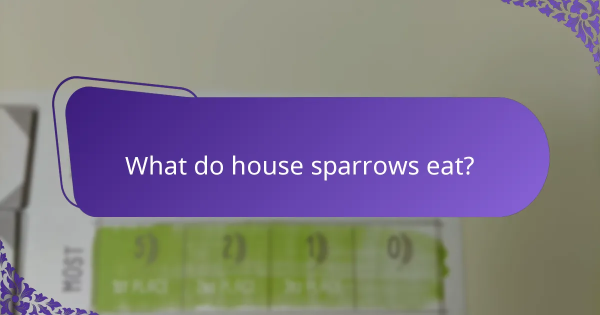How do social behaviours affect house sparrow populations?