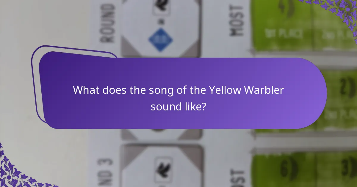 How do migration patterns affect Yellow Warbler populations?