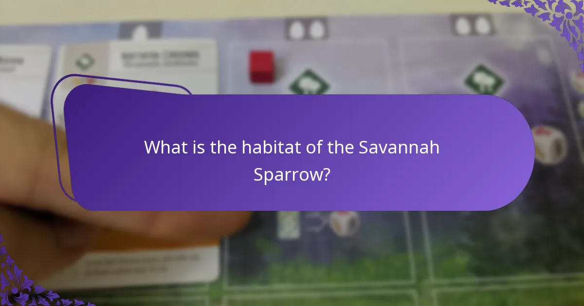 What threats do Savannah Sparrows face in their habitat?